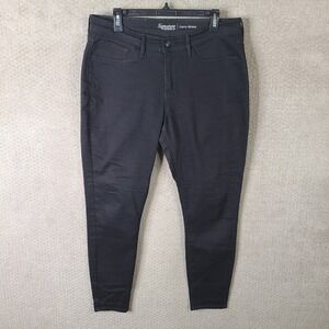 Levis Jeans Womens‎ 18 Black Curvy Skinny Mid Rise Signature Denim Stretch